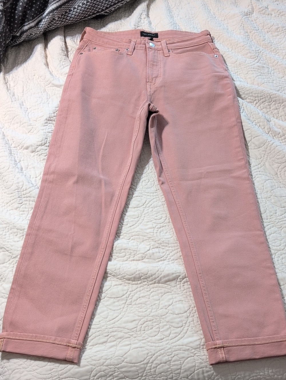 Free Assembly Women's Straight Leg Pink Jeans
